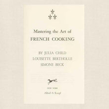 Load image into Gallery viewer, Mastering the Art of French Cooking Cookbook - Julia Child Rare Book Club Edition